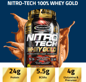 نيتروتك واى جولد nitro tech whey gold فوائدة واستخدامه وسعرة 1